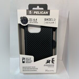 Pelican Shield Kevlar iPhone 14 Pro case MagSafe
